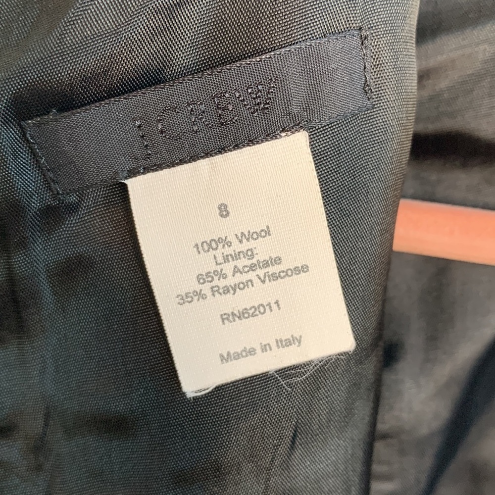 J. Crew Collection Wool Tailored Structured Black… - image 5